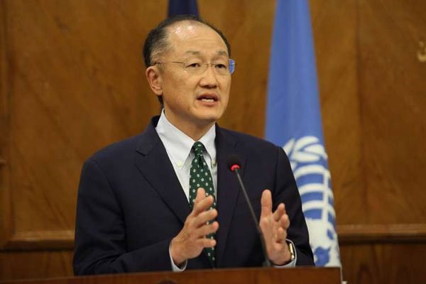 World Bank President Jim Yong Kim. The banks has announced $57 billion in financing for Africa. PHOTO | AFP